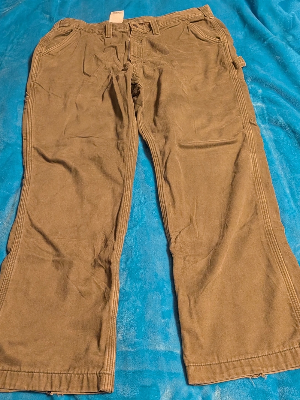 Carhartt Men's Cargo Carpenter Pants in Brown